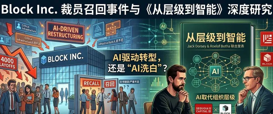 Block Inc. 裁员召回事件与《从层级到智能》深度研究